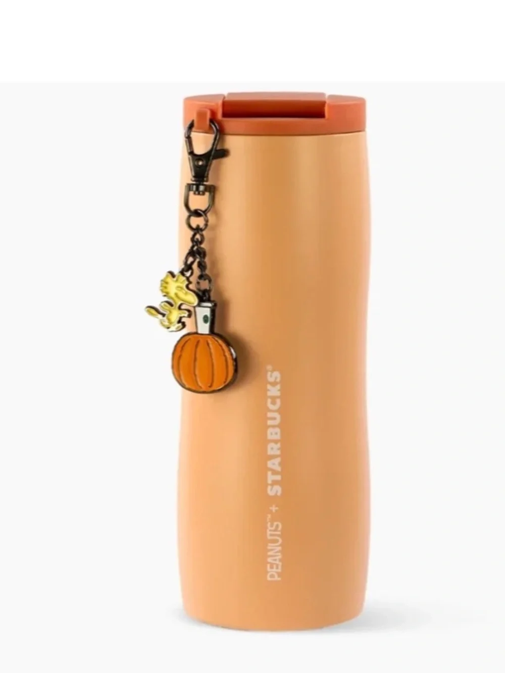 Starbucks x Peanuts Snoopy Orange Stainless Steel Insulated Tumbler New